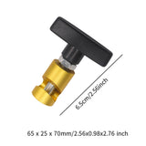 Car Hood Shock Prop Rod Tool Clamp Lightweight Sturdy Strut Retainer No Hole Golden