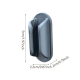 Generic Car Lip Balm Holder Lipstick Organizer SUV Vehicles Chapstick Holder Black