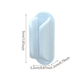 Generic Car Lip Balm Holder Lipstick Organizer SUV Vehicles Chapstick Holder White