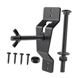 Generic Spare Tire Holder Mount Black Wall Mount for Van Garages Semis