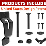 Generic Spare Tire Holder Mount Black Wall Mount for Van Garages Semis