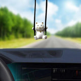 5Pcs Swinging Car Hanging Ornament Decorative for Outdoor Porch Indoor