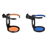 Car Cup Holder for Car Air Vents Fold Car Vent Cup Holder for Tea Water Orange