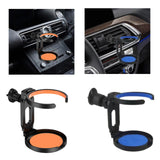 Car Cup Holder for Car Air Vents Fold Car Vent Cup Holder for Tea Water Orange