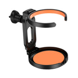 Car Cup Holder for Car Air Vents Fold Car Vent Cup Holder for Tea Water Orange