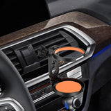 Car Cup Holder for Car Air Vents Fold Car Vent Cup Holder for Tea Water Orange