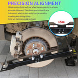 Maxbell 2Pcs Wheel Alignment Tools Premium Sturdy Portable with Aluminum Alloy Hinge