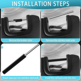 Maxbell 6 Pieces Car Sun Visor Repair Kit Premium Accessories for Jeep Wrangler