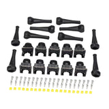 Maxbell 10 Pieces Fuel Injector Connector EV1 EV14 Easy to Install 2 Pin Connector