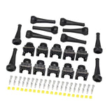 Maxbell 10 Pieces Fuel Injector Connector EV1 EV14 Easy to Install 2 Pin Connector
