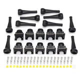 Maxbell 10 Pieces Fuel Injector Connector EV1 EV14 Easy to Install 2 Pin Connector