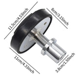Maxbell Slotted Jack Pad Lifting Machine Accessories Round Jack Heightening Pad 38 threaded tray