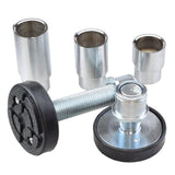 Maxbell Slotted Jack Pad Lifting Machine Accessories Round Jack Heightening Pad 38 threaded tray