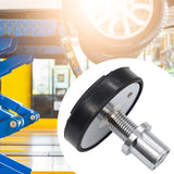 Maxbell Slotted Jack Pad Lifting Machine Accessories Round Jack Heightening Pad 38 threaded tray