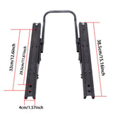 Car Seat Slider Double Locking Seat Mounting Track for RV Forklift Seat