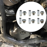 Maxbell Repair Screw for Oil Pan Anti Leakage Self Tapping Oil Pan Thread Repair Kit M12 1.25