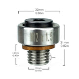 Maxbell Repair Screw for Oil Pan Anti Leakage Self Tapping Oil Pan Thread Repair Kit M12 1.5