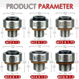Maxbell Repair Screw for Oil Pan Anti Leakage Self Tapping Oil Pan Thread Repair Kit M12 1.5