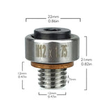 Maxbell Repair Screw for Oil Pan Anti Leakage Self Tapping Oil Pan Thread Repair Kit M12 1.75