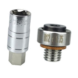 Maxbell Repair Screw for Oil Pan Anti Leakage Self Tapping Oil Pan Thread Repair Kit M12 1.75
