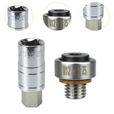Maxbell Repair Screw for Oil Pan Anti Leakage Self Tapping Oil Pan Thread Repair Kit M12 1.75