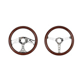 Maxbell Car Steering Wheel Wood 15'' Modified Parts for Golf Carts Truck
