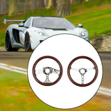 Maxbell Car Steering Wheel Wood 15'' Modified Parts for Golf Carts Truck