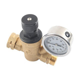 Maxbell RV Water Pressure Regulator Tape with Pressure Gauge for Water Hose