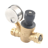 Maxbell RV Water Pressure Regulator Tape with Pressure Gauge for Water Hose