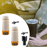 Maxbell Portable Car Water Heater Mug Electric Kettle for Travel without Cup Holder