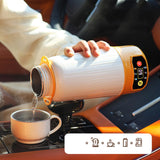 Maxbell Portable Car Water Heater Mug Electric Kettle for Travel without Cup Holder