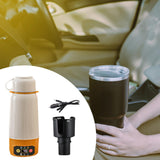 Maxbell Portable Car Water Heater Mug Electric Kettle for Travel with Cup Holder