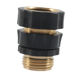 Maxbell 3/4" Garden Hose Quick Connector No Leakage Water Easy to Install Replace Brass