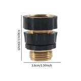 Maxbell 3/4" Garden Hose Quick Connector No Leakage Water Easy to Install Replace Brass