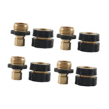 Maxbell 4 Pieces 3/4 inch Garden Hose Fitting Quick Connector Sturdy Male and Female