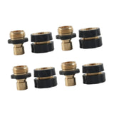 Maxbell 4 Pieces 3/4 inch Garden Hose Fitting Quick Connector Sturdy Male and Female