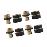 Maxbell 4 Pieces 3/4 inch Garden Hose Fitting Quick Connector Sturdy Male and Female