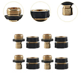 Maxbell 4 Pieces 3/4 inch Garden Hose Fitting Quick Connector Sturdy Male and Female