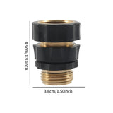 Maxbell 4 Pieces 3/4 inch Garden Hose Fitting Quick Connector Sturdy Male and Female