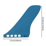 Maxbell Surfboard Fin Easy to Install Professional Detachable Reinforced Accessories Blue