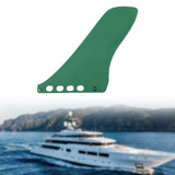 Maxbell Surfboard Fin Easy to Install Professional Detachable Reinforced Accessories Green