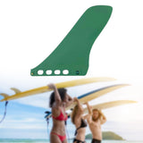 Maxbell Surfboard Fin Easy to Install Professional Detachable Reinforced Accessories Green