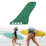 Maxbell Surfboard Fin Easy to Install Professional Detachable Reinforced Accessories Green