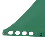 Maxbell Surfboard Fin Easy to Install Professional Detachable Reinforced Accessories Green