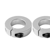 Maxbell 2 Pieces Optical Axis Shaft Collars Multifunctional Automotive Shaft Collar Inner 25mm Outer45mm