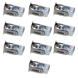 Maxbell 10 Pieces Flip Nuts Replacement Accessories for Towel Rack Door Balcony