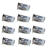 Maxbell 10 Pieces Flip Nuts Replacement Accessories for Towel Rack Door Balcony