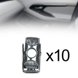 Maxbell 10 Pieces Flip Nuts Replacement Accessories for Towel Rack Door Balcony