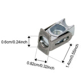 Maxbell 10 Pieces Flip Nuts Replacement Accessories for Towel Rack Door Balcony