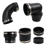 Maxbell RV and Camper Sewer Waste Plumbing Connection System Kit Sewer Hose Fittings